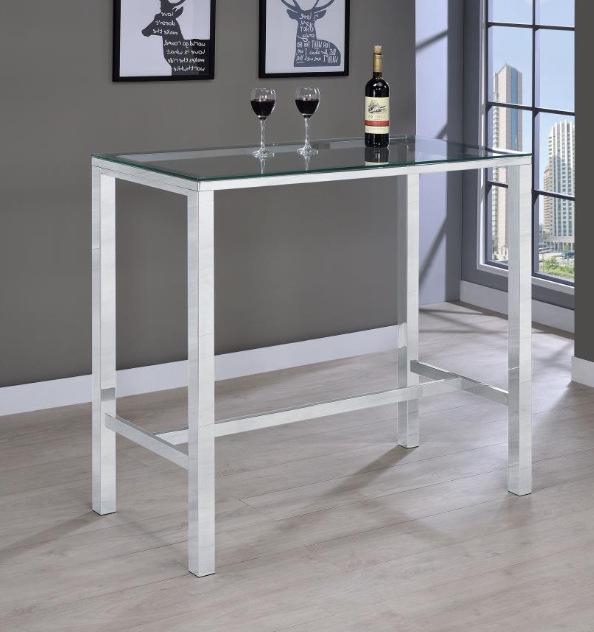 Tolbert 5-piece Bar Set with Acrylic Chairs