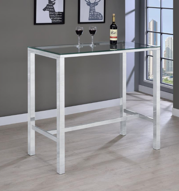 Tolbert 5-piece Bar Set with Acrylic Chairs