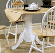 Allison 5-piece Round Drop Leaf Dining Table Set