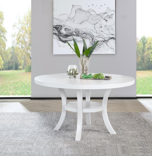 Judd 5-piece 54-inch Round Wood Dining Table Set