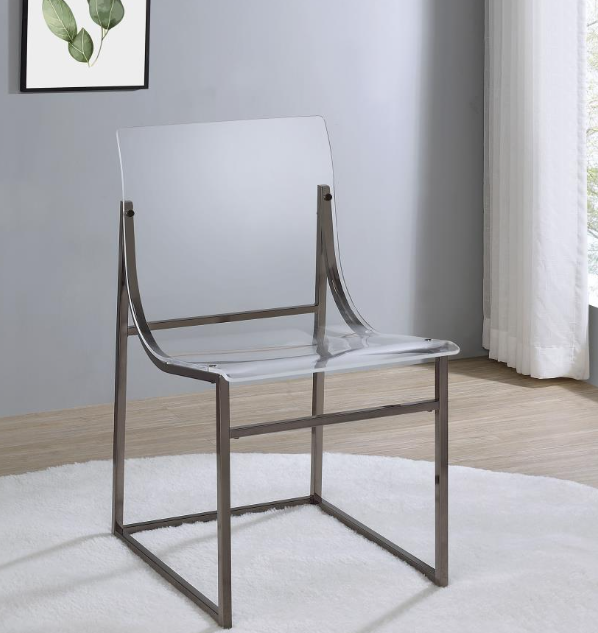 Jillian 5-piece Round Mirror Top Dining Set