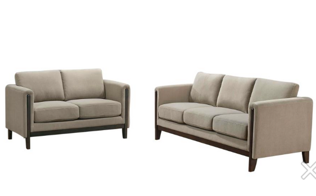 Islington 3-piece Upholstered Panel Arm Sofa Set