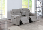 Gilson 3-piece Chenille Upholstered Reclining Sofa Set