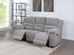 Gilson 3-piece Chenille Upholstered Reclining Sofa Set