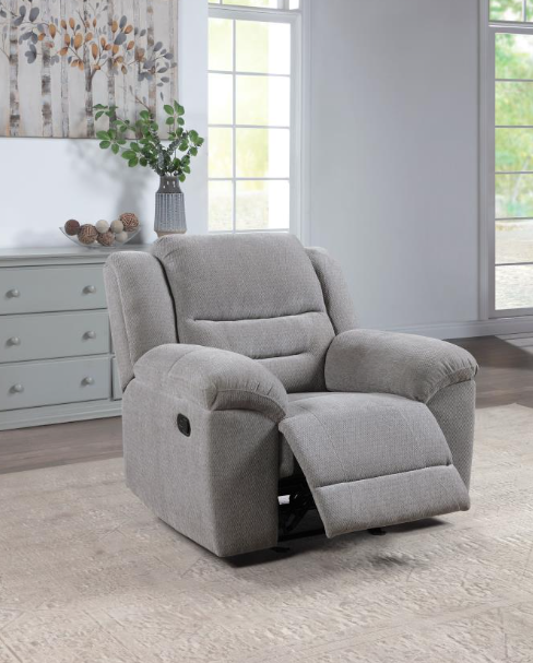 Gilson 3-piece Chenille Upholstered Reclining Sofa Set