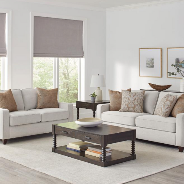 Christine 3-piece Upholstered Sloped Arm Sofa Set