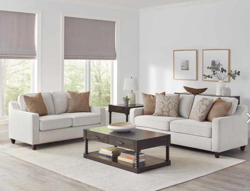 Christine 3-piece Upholstered Sloped Arm Sofa Set
