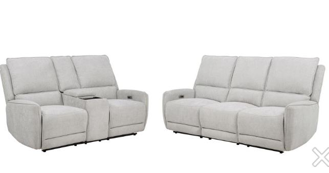Sylmar 3-piece Chenille Power Reclining Sofa Set