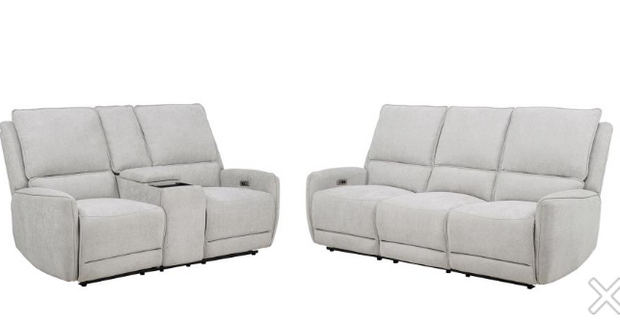 Sylmar 3-piece Chenille Power Reclining Sofa Set