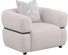 Jeanette 3-piece Fabric Upholstered Round Arm Sofa Set