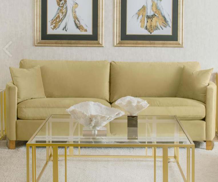 Jeane 3-piece Velvet Upholstered Sofa Set