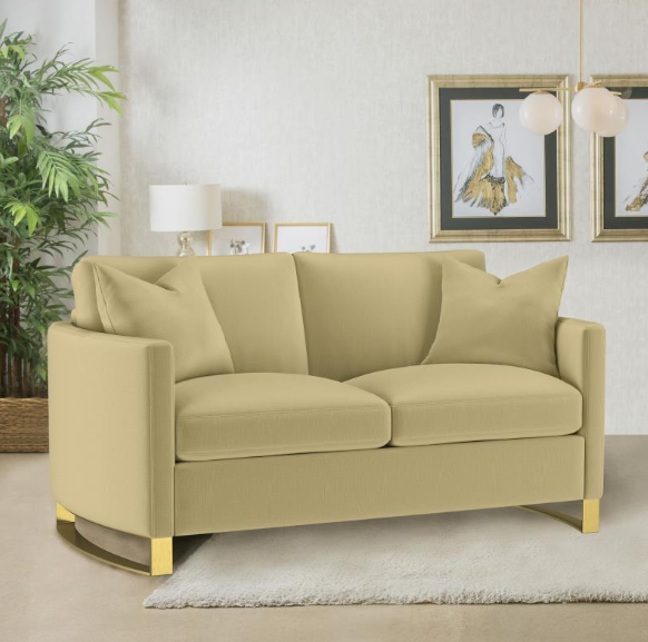 Jeane 3-piece Velvet Upholstered Sofa Set