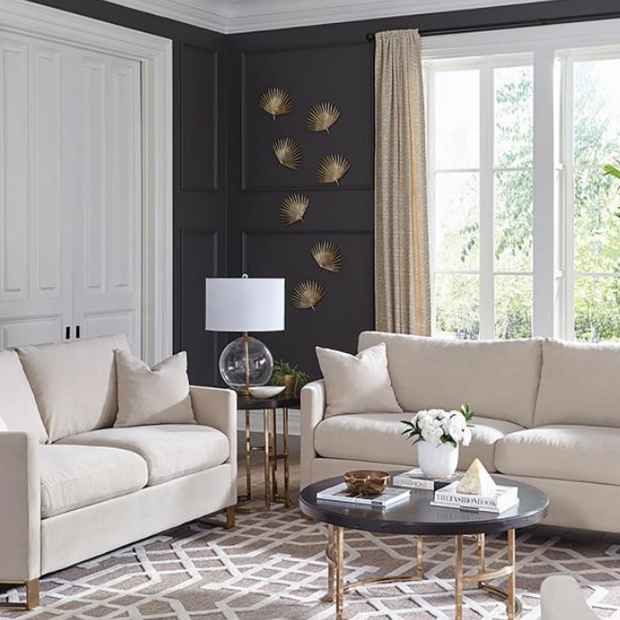Corl 3-piece Upholstered Arched Arm Sofa Set