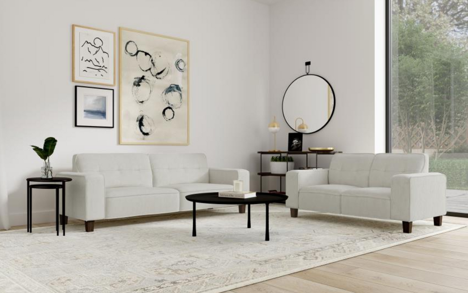 Deerhurst 3-piece Upholstered Track Arm Sofa Set